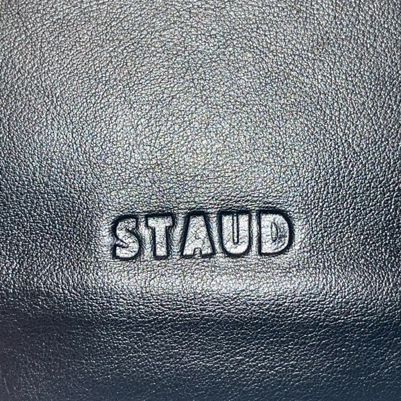 STAUD Zeta Mini leather bracelet bag in Black—NWT - Picture 16 of 17